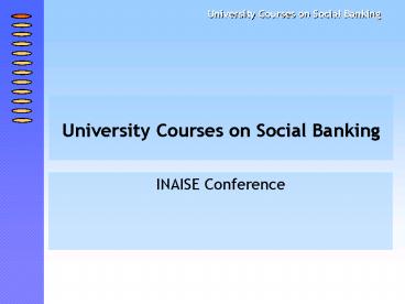 University Courses on Social Banking