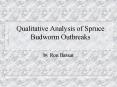 Qualitative Analysis of Spruce Budworm Outbreaks PowerPoint PPT Presentation