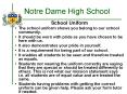 Notre Dame High School PowerPoint PPT Presentation