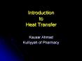 Introduction to Heat Transfer PowerPoint PPT Presentation