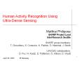 Human Activity Recognition Using Ultra-Dense Sensing PowerPoint PPT Presentation