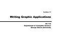 Writing Graphic Applications PowerPoint PPT Presentation