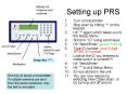 Setting up PRS PowerPoint PPT Presentation