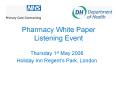 Pharmacy White Paper Listening Event PowerPoint PPT Presentation