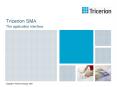 Tricerion SMA The application interface PowerPoint PPT Presentation