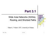Wide Area Networks WANs,