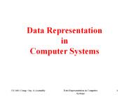 Data Representation in Computer Systems