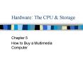 Hardware: The CPU PowerPoint PPT Presentation