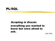 PL/SQL