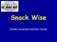 Snack Wise PowerPoint PPT Presentation