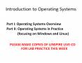 Introduction to Operating Systems PowerPoint PPT Presentation