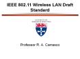 IEEE 802.11 Wireless LAN Draft Standard PowerPoint PPT Presentation