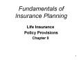 Fundamentals of Insurance Planning PowerPoint PPT Presentation