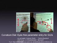 Curvature Dial, demo presented at CHI 2005