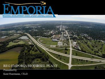 REG EMPORIA BIODIESEL PLANT
