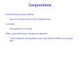 Conjunctions PowerPoint PPT Presentation