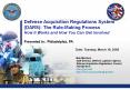 Defense Acquisition Regulations System (DARS): The Rule-Making Process How It Works and How You Can Get Involved PowerPoint PPT Presentation