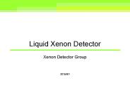 Liquid Xenon Detector