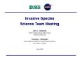 Invasive Species Science Team Meeting PowerPoint PPT Presentation