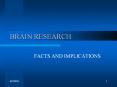 BRAIN RESEARCH PowerPoint PPT Presentation