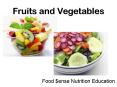 Fruits and Vegetables PowerPoint PPT Presentation