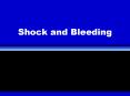 Shock and Bleeding PowerPoint PPT Presentation