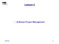 Software Project Management PowerPoint PPT Presentation