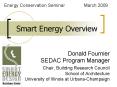 Donald Fournier SEDAC Program Manager Chair, Building Research Council School of Architecture Univer PowerPoint PPT Presentation