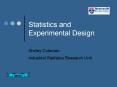 Statistics and Experimental Design PowerPoint PPT Presentation
