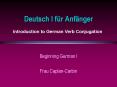 Deutsch I fr Anfnger PowerPoint PPT Presentation