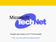 Netshow SNA presentation