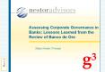Assessing Corporate Governance in Banks: Lessons Learned from the Review of Banco de Oro PowerPoint PPT Presentation