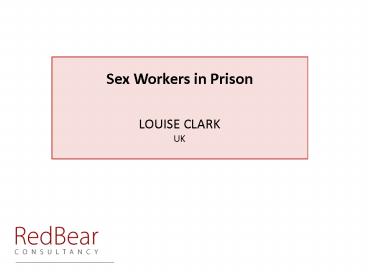 Sex Workers in Prison
