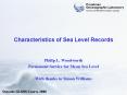 Characteristics of Sea Level Records PowerPoint PPT Presentation
