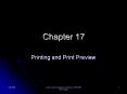Printing and Print Preview PowerPoint PPT Presentation
