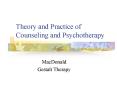 Theory and Practice of Counseling and Psychotherapy PowerPoint PPT Presentation
