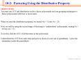 10-2: Factoring Using the Distributive Property PowerPoint PPT Presentation