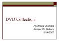 DVD Collection PowerPoint PPT Presentation