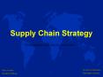 Supply Chain Strategy PowerPoint PPT Presentation