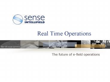 The future of efield operations