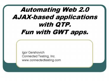 presentation player overlay