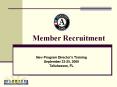 Member Recruitment PowerPoint PPT Presentation