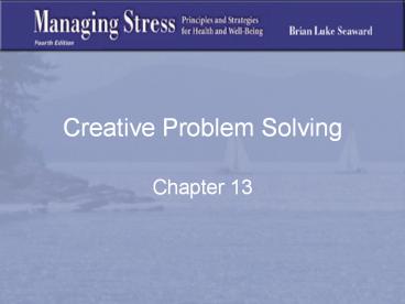Creative Problem Solving