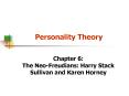 Personality Theory PowerPoint PPT Presentation