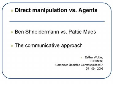 presentation player overlay