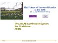 The ATLAS Luminosity System PowerPoint PPT Presentation