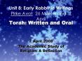 Torah: Written and Oral PowerPoint PPT Presentation