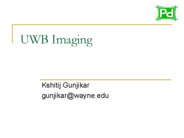 UWB Imaging