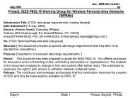 IEEE 802.15 subject
