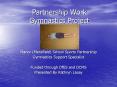 Partnership Work Gymnastics Project PowerPoint PPT Presentation
